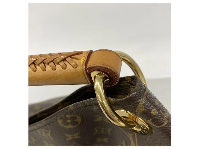 Bolso de hombro Louis Vuitton Monogram Artsy MM Castaño - vista 7