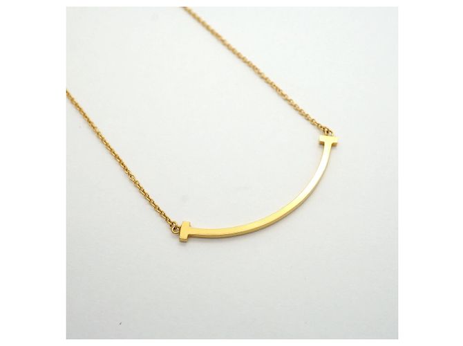 Autre Marque Collana Tiffany & Co. T Smile Small in oro giallo 18K - vista 2