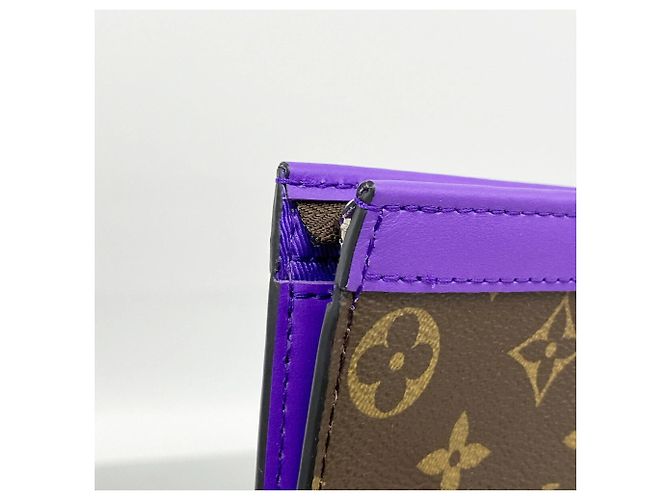 Louis Vuitton Monogram Pochette Voyage MM Clutch Bag Marrone - vista 7