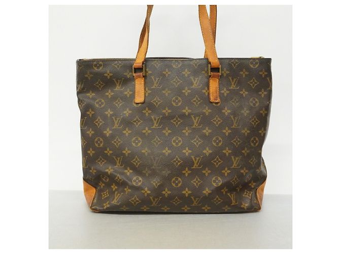 Saco Cabas Mezzo Monogram Louis Vuitton Marrom - vista 13