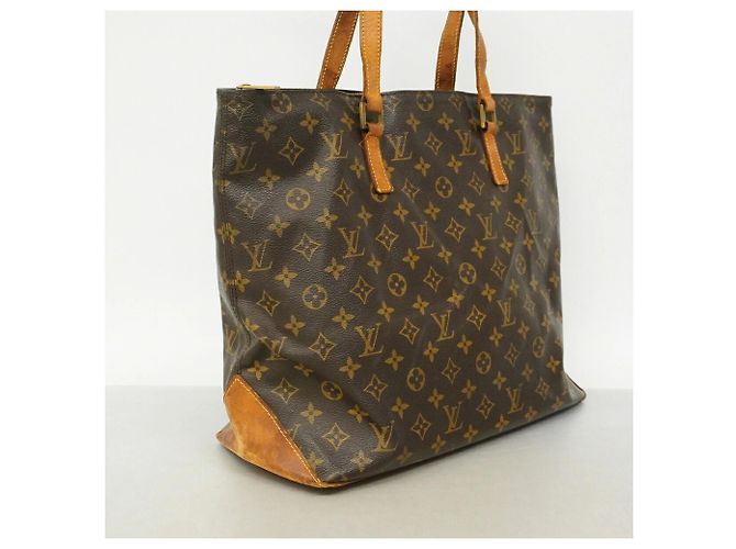 Saco Cabas Mezzo Monogram Louis Vuitton Marrom - vista 2