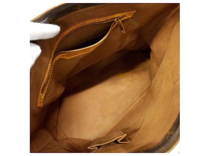 Saco Cabas Mezzo Monogram Louis Vuitton Marrom - vista 4