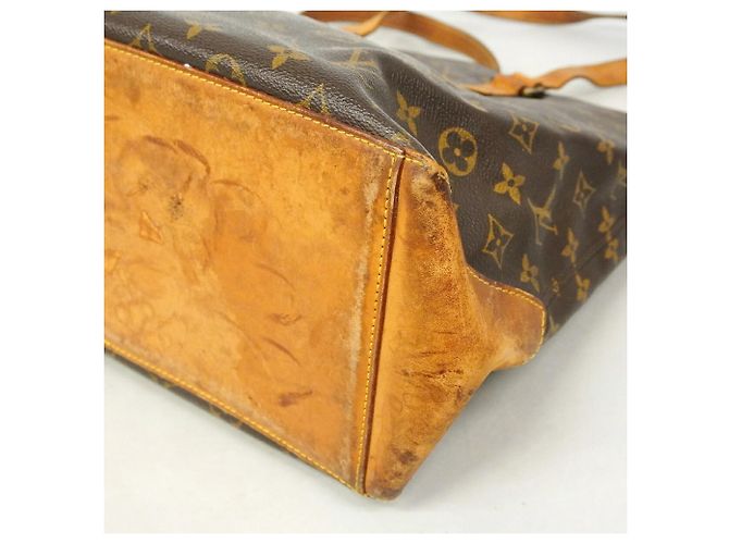 Saco Cabas Mezzo Monogram Louis Vuitton Marrom - vista 6