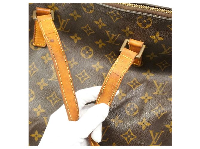 Saco Cabas Mezzo Monogram Louis Vuitton Marrom - vista 7