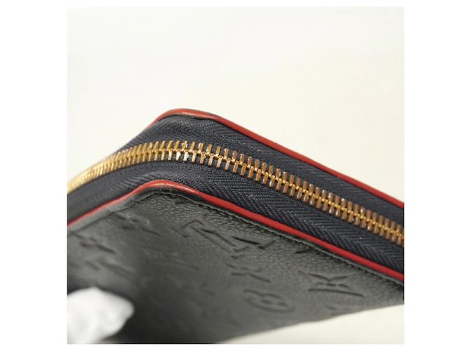 Portafoglio Zippy Louis Vuitton Monogram Empreinte Rosso - vista 8