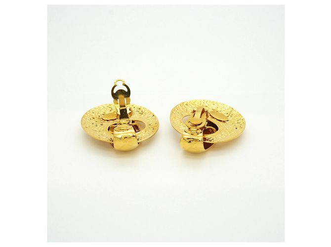 Timeless Orecchini a clip Chanel placcati oro - vista 3