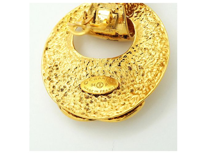 Timeless Orecchini a clip Chanel placcati oro - vista 4