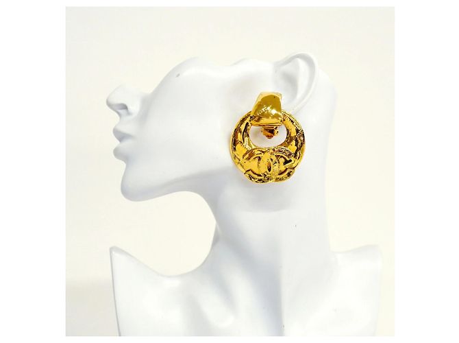 Timeless Orecchini a clip Chanel placcati oro - vista 5