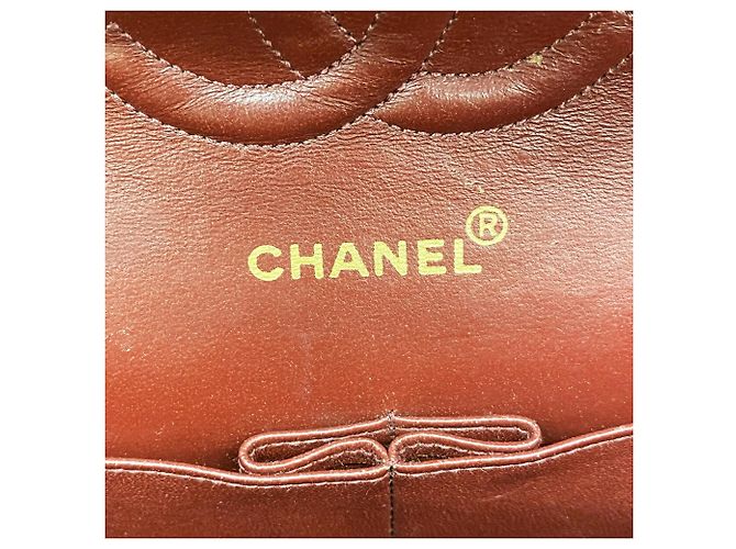 Borsa a tracolla Chanel Matelassé in pelle di agnello nera - vista 5