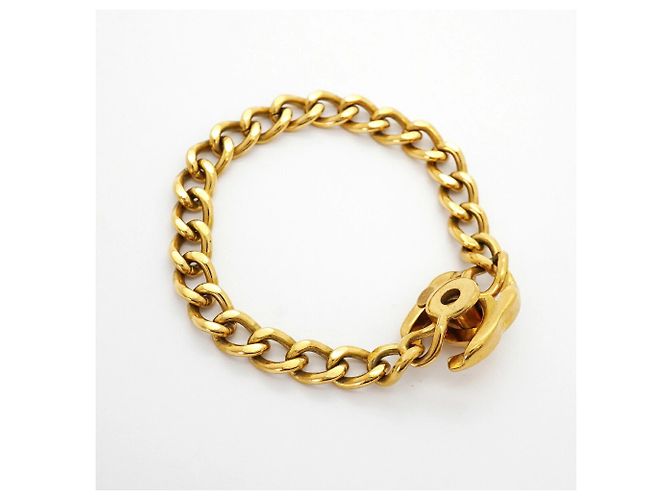 Bracciale con ciondoli dorato Chanel - vista 2