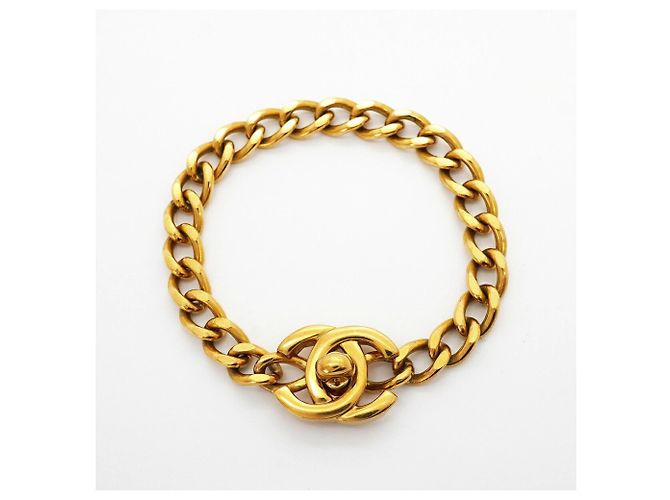 Bracciale con ciondoli dorato Chanel - vista 3
