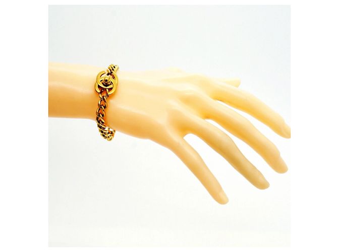 Bracciale con ciondoli dorato Chanel - vista 6
