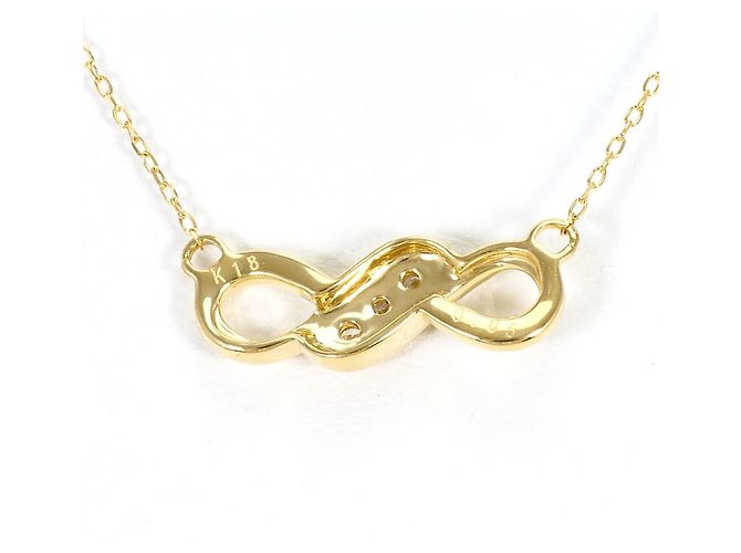 Autre Marque Collana in oro giallo 18K con diamante - vista 3