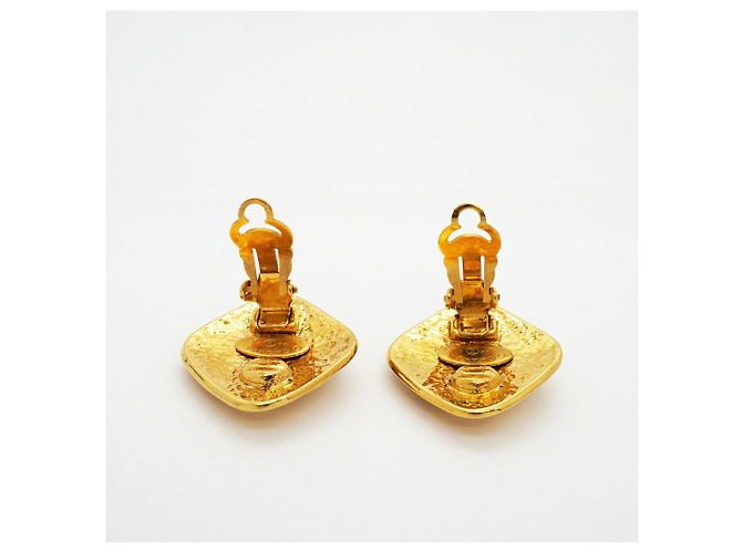 Orecchini a clip Chanel placcati oro - vista 6