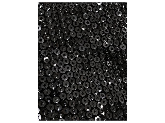 Vera Wang Abito da Sera in Paillettes Nere Nero - vista 7