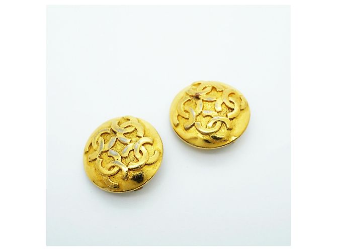Orecchini a clip Chanel placcati oro D'oro - vista 2