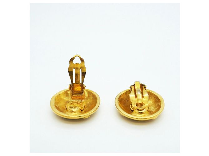 Orecchini a clip Chanel placcati oro D'oro - vista 3
