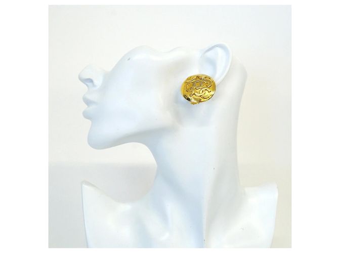 Orecchini a clip Chanel placcati oro D'oro - vista 5