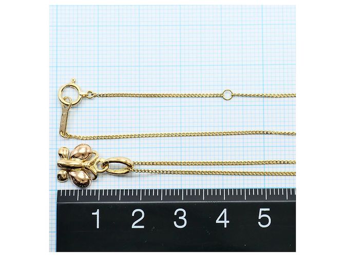 Autre Marque Collar de oro amarillo y oro rosa 18K con colgante - vista 4