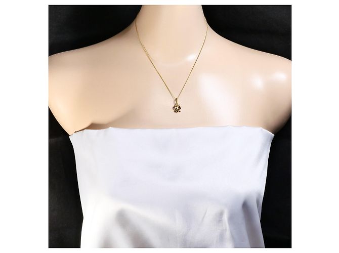 Autre Marque Collar de oro amarillo y oro rosa 18K con colgante - vista 5