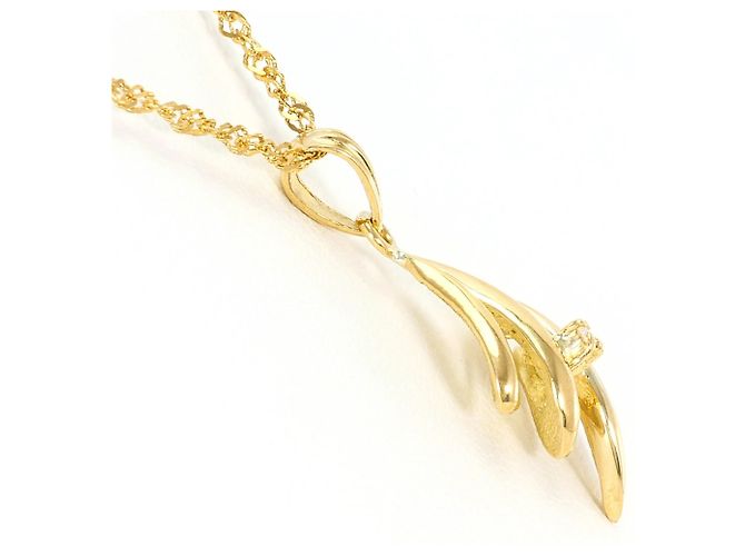 Autre Marque Collar de oro amarillo 18K con diamante - vista 2