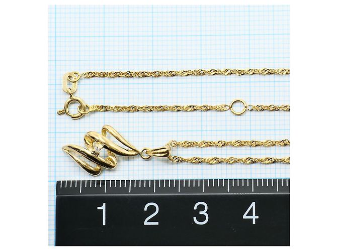 Autre Marque Collar de oro amarillo 18K con diamante - vista 4