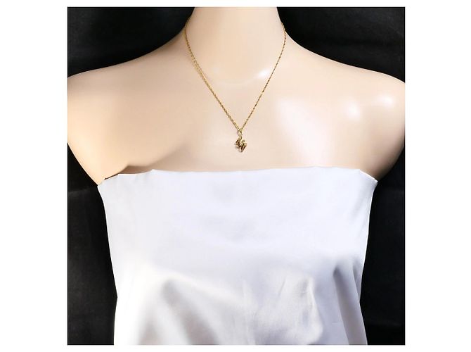 Autre Marque Collar de oro amarillo 18K con diamante - vista 5