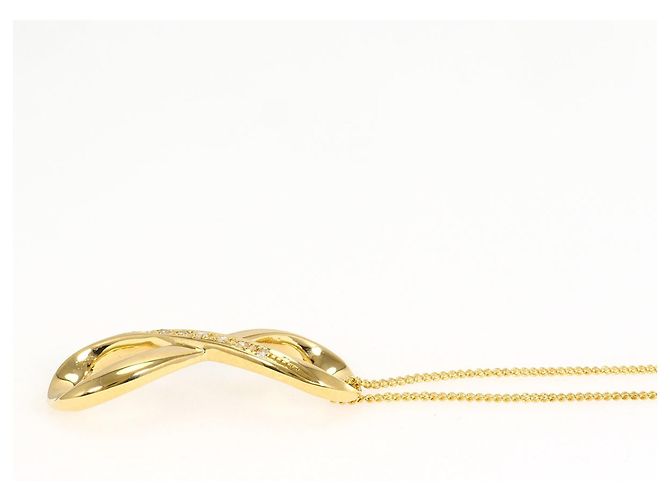 Autre Marque Collar de oro amarillo 18K con diamante - vista 2