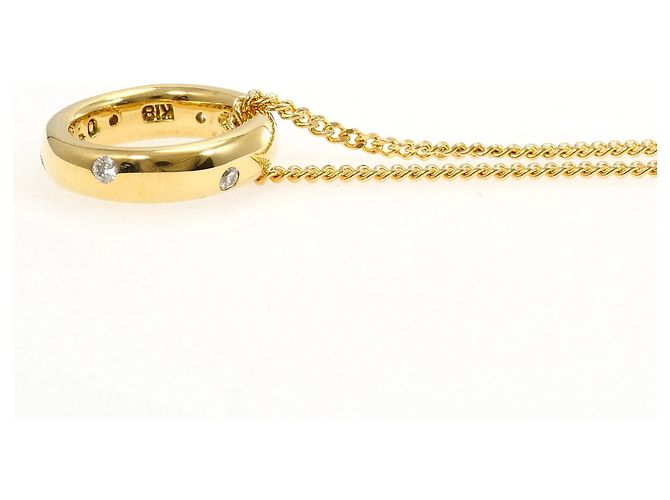 Autre Marque Collana in oro giallo 18K con diamante - vista 2