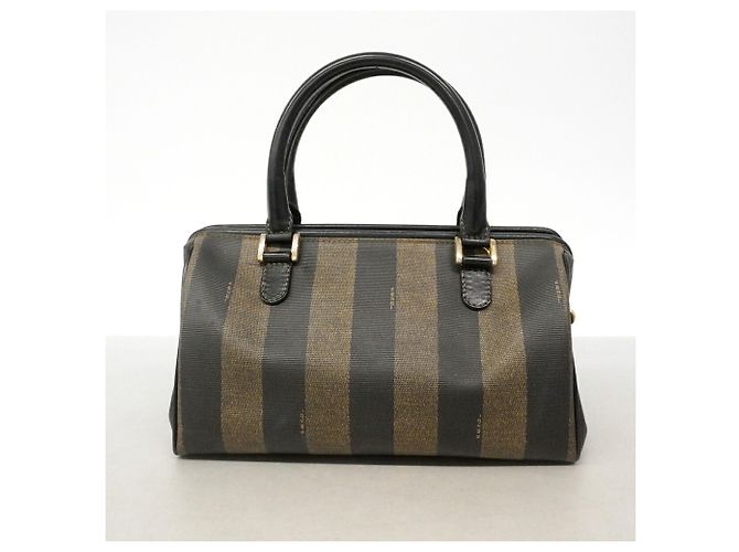 Borsa Fendi Pecan marrone e nera - vista 12