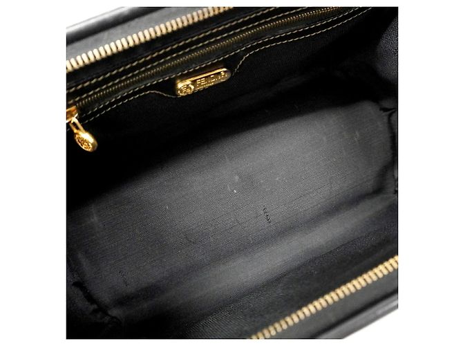 Borsa Fendi Pecan marrone e nera - vista 4