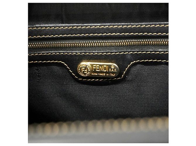 Borsa Fendi Pecan marrone e nera - vista 5