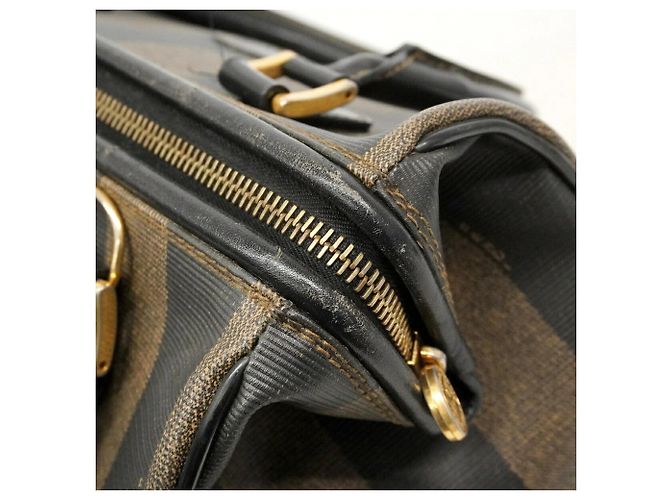 Borsa Fendi Pecan marrone e nera - vista 6