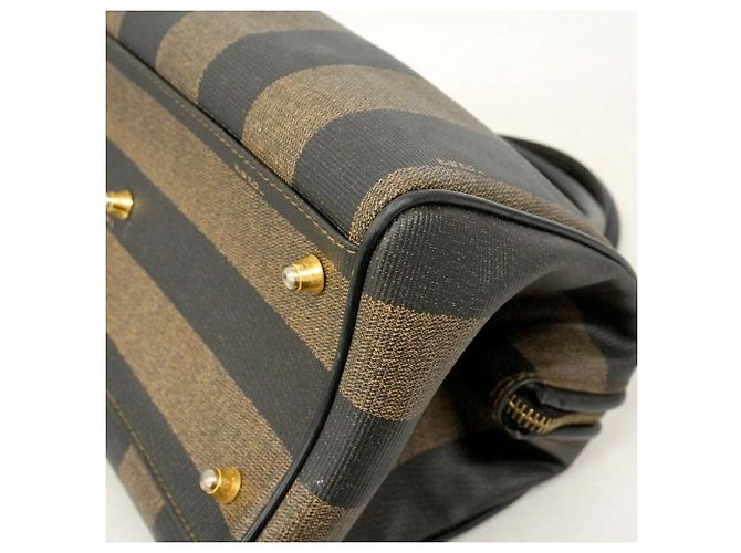 Borsa Fendi Pecan marrone e nera - vista 7