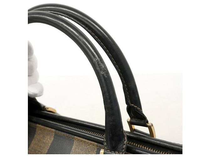 Borsa Fendi Pecan marrone e nera - vista 8