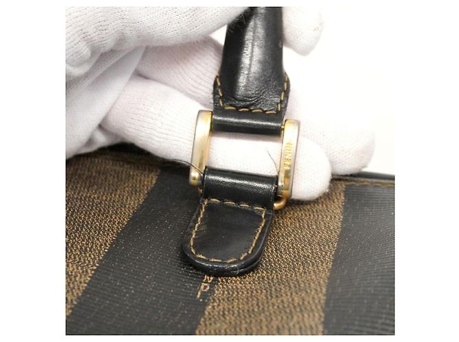 Borsa Fendi Pecan marrone e nera - vista 9
