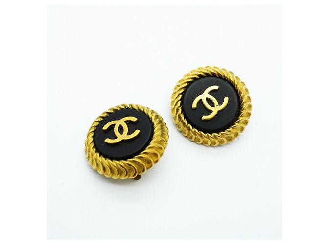 Boucles d'oreilles clips Chanel Coco Mark Circle - vue 2