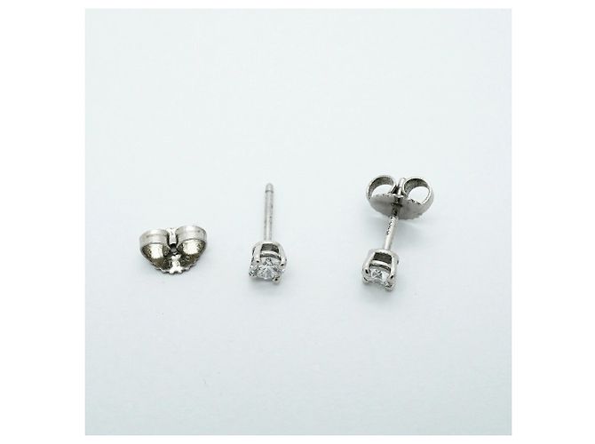 Autre Marque Tiffany & Co. Platin-Diamant-Stecker - Ansicht 3
