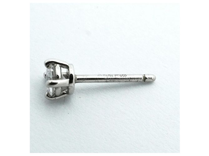 Autre Marque Tiffany & Co. Platin-Diamant-Stecker - Ansicht 4