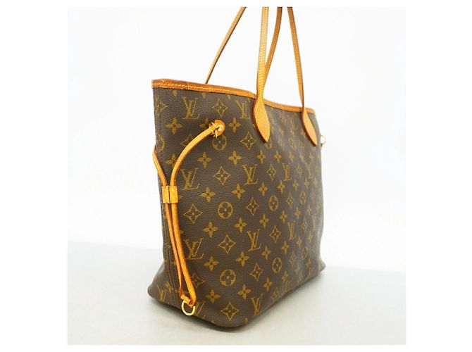 Saco Tote Louis Vuitton Monogram Neverfull MM Marrom - vista 2