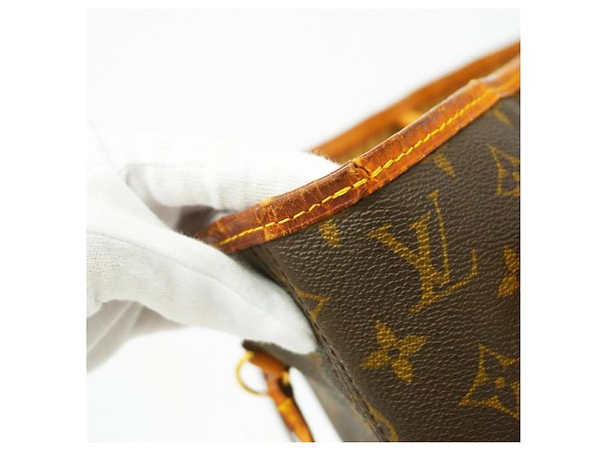Saco Tote Louis Vuitton Monogram Neverfull MM Marrom - vista 6
