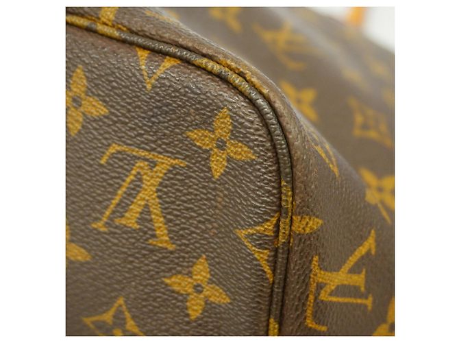 Saco Tote Louis Vuitton Monogram Neverfull MM Marrom - vista 7