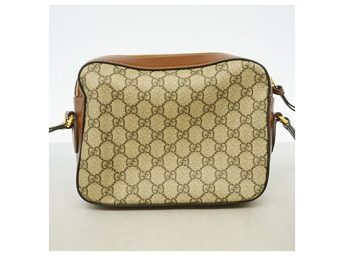 Borsa a tracolla Gucci GG Supreme Horsebit - vista 9