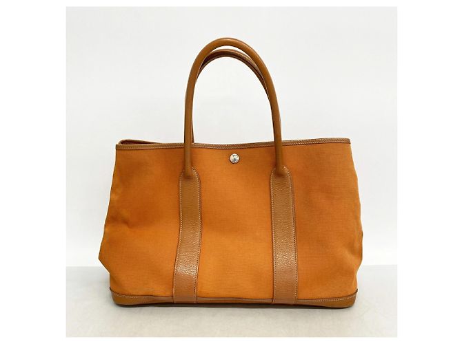 Hermès Saco Tote Hermes Garden PM Laranja - vista 11