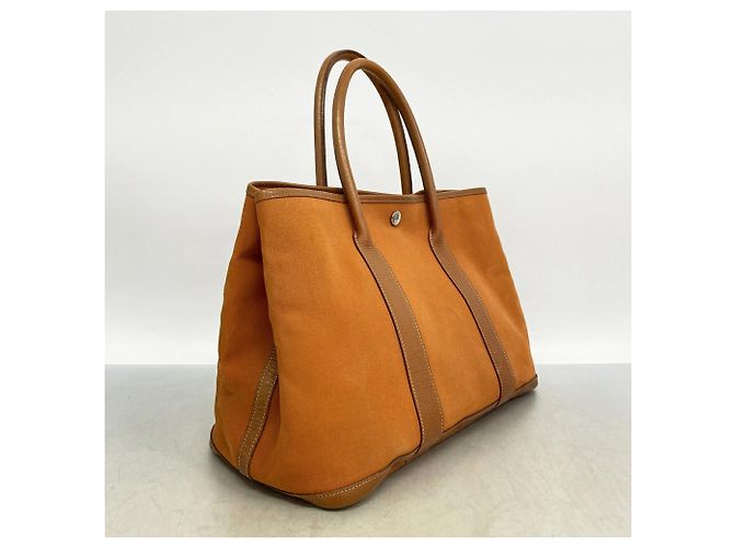 Hermès Saco Tote Hermes Garden PM Laranja - vista 2