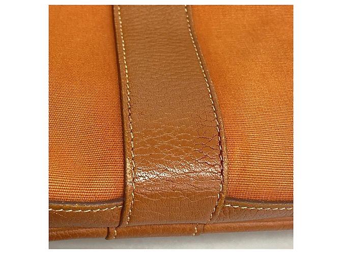 Hermès Saco Tote Hermes Garden PM Laranja - vista 7