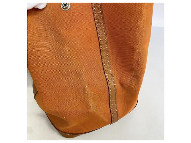 Hermès Saco Tote Hermes Garden PM Laranja - vista 8