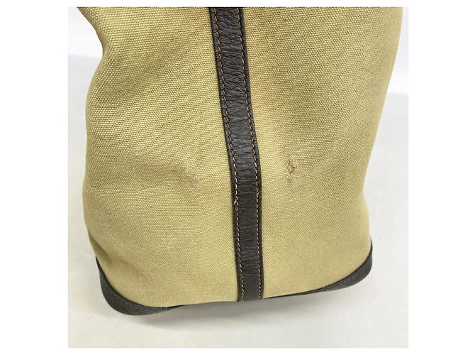 Hermès Bolso Tote Hermes Garden PM Castaño - vista 8