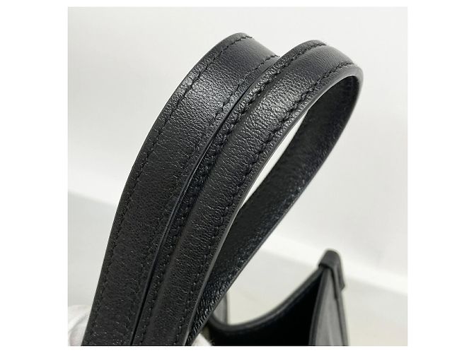Gucci Shopper-Tasche aus schwarzem Leder - Ansicht 8