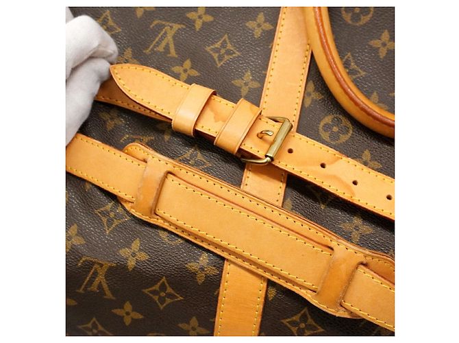 Louis Vuitton Monogram Keepall Bandoulière 60 Boston Bag - vista 10